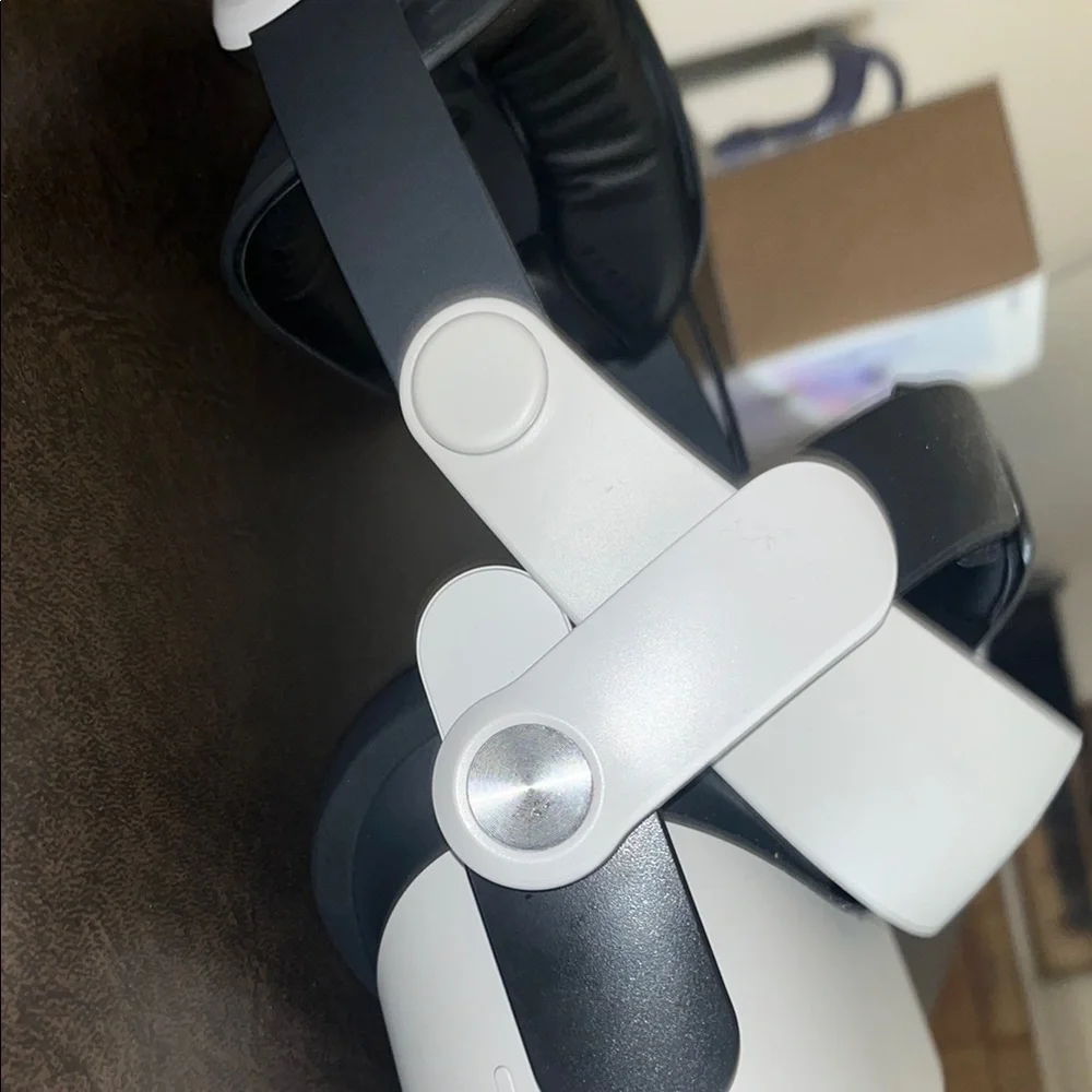 Quest 2 White VR Headset 256GB modded head-strap+ battery block long lasting
